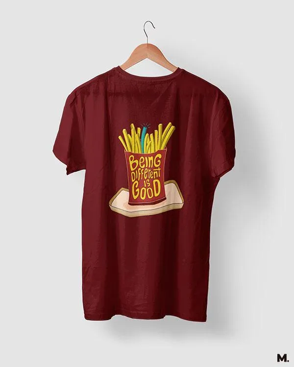 Being different is good printed t shirts