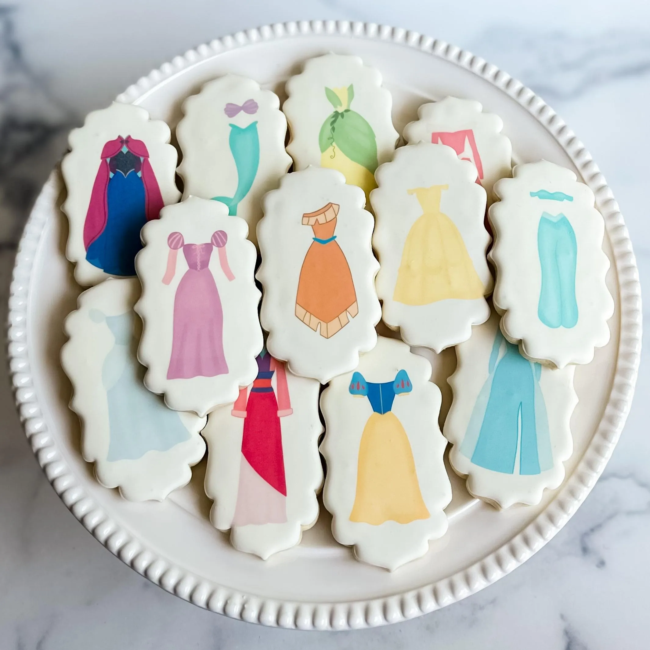 Birthday Cookies | Princess Dresses