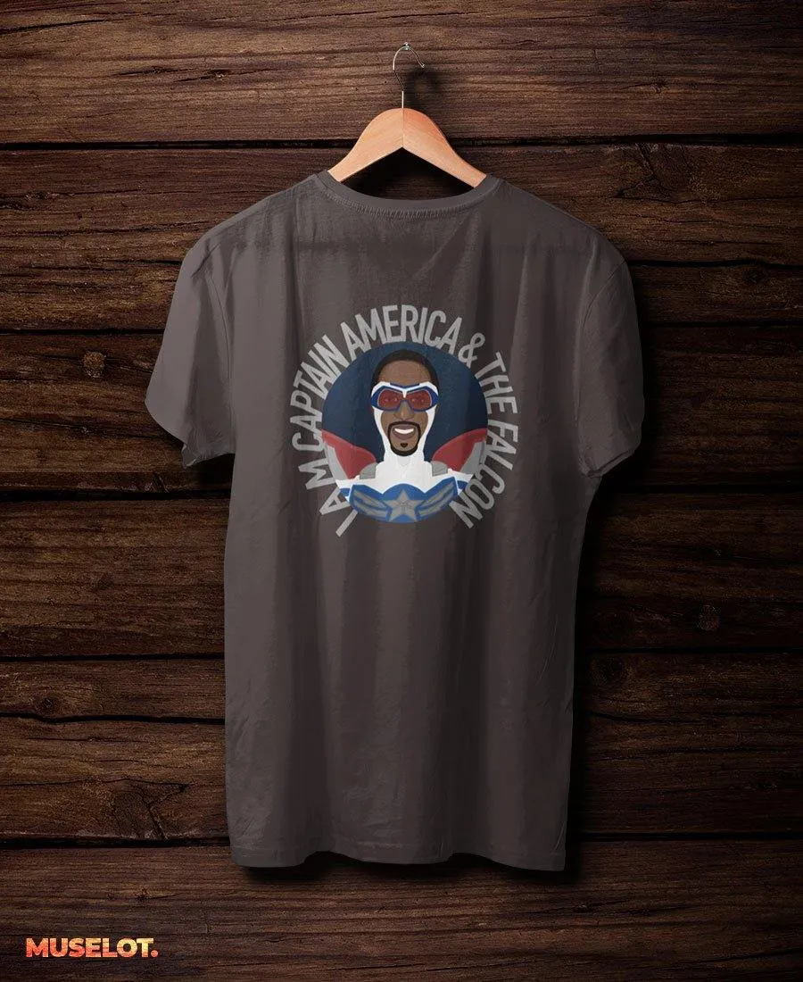 Captain America & Falcon printed t shirts
