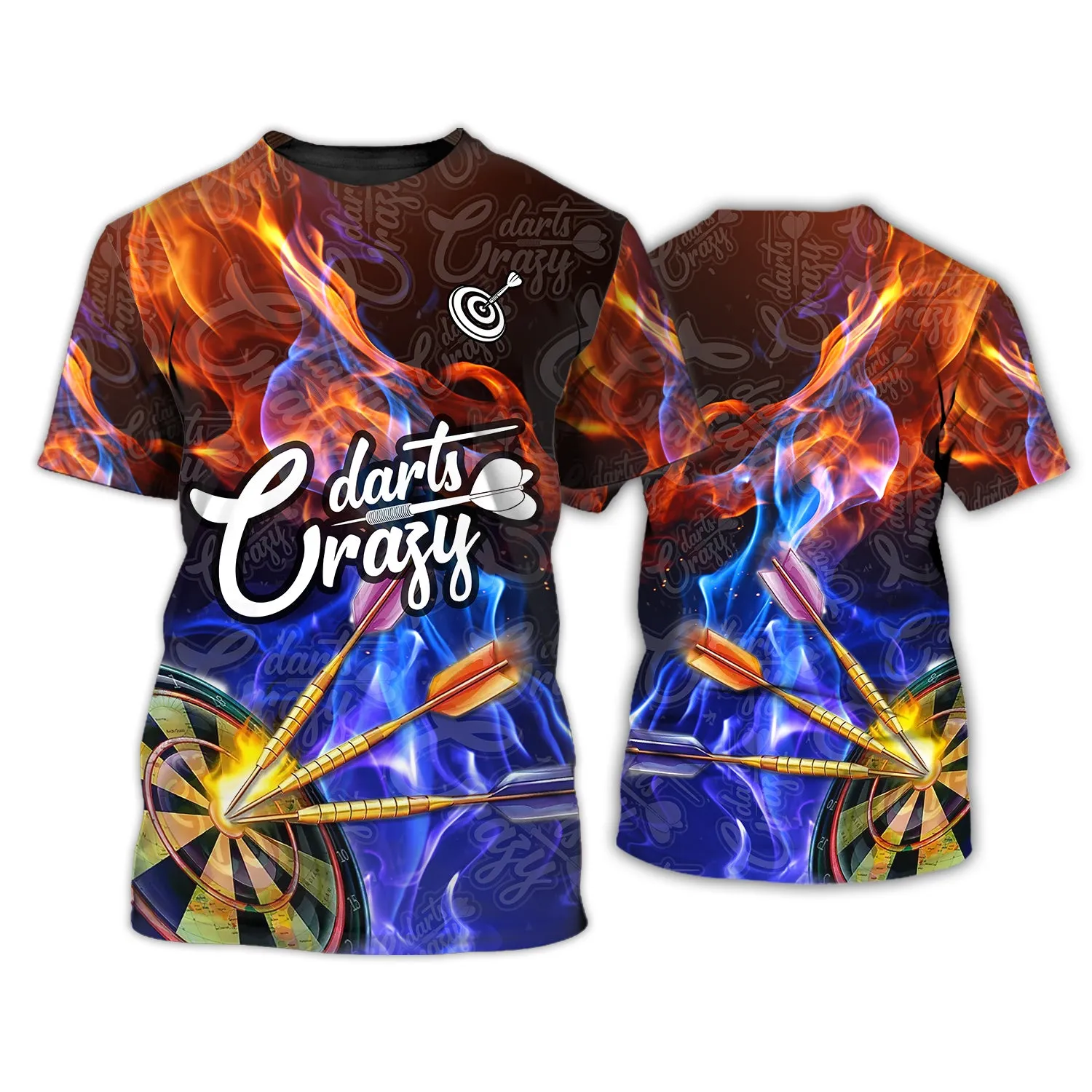 Crazy Darts 3D Printed Shirts