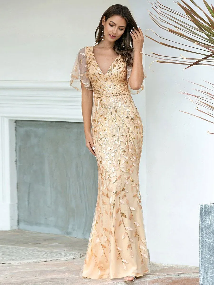 Eliza tulle sleeve mother of bride or bridesmaid dress