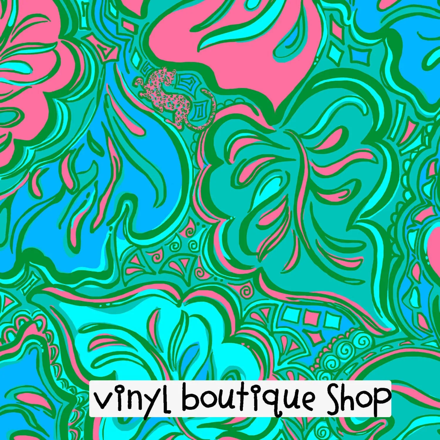 Lilly Lounge Lilly Inspired Printed Patterned Craft Vinyl