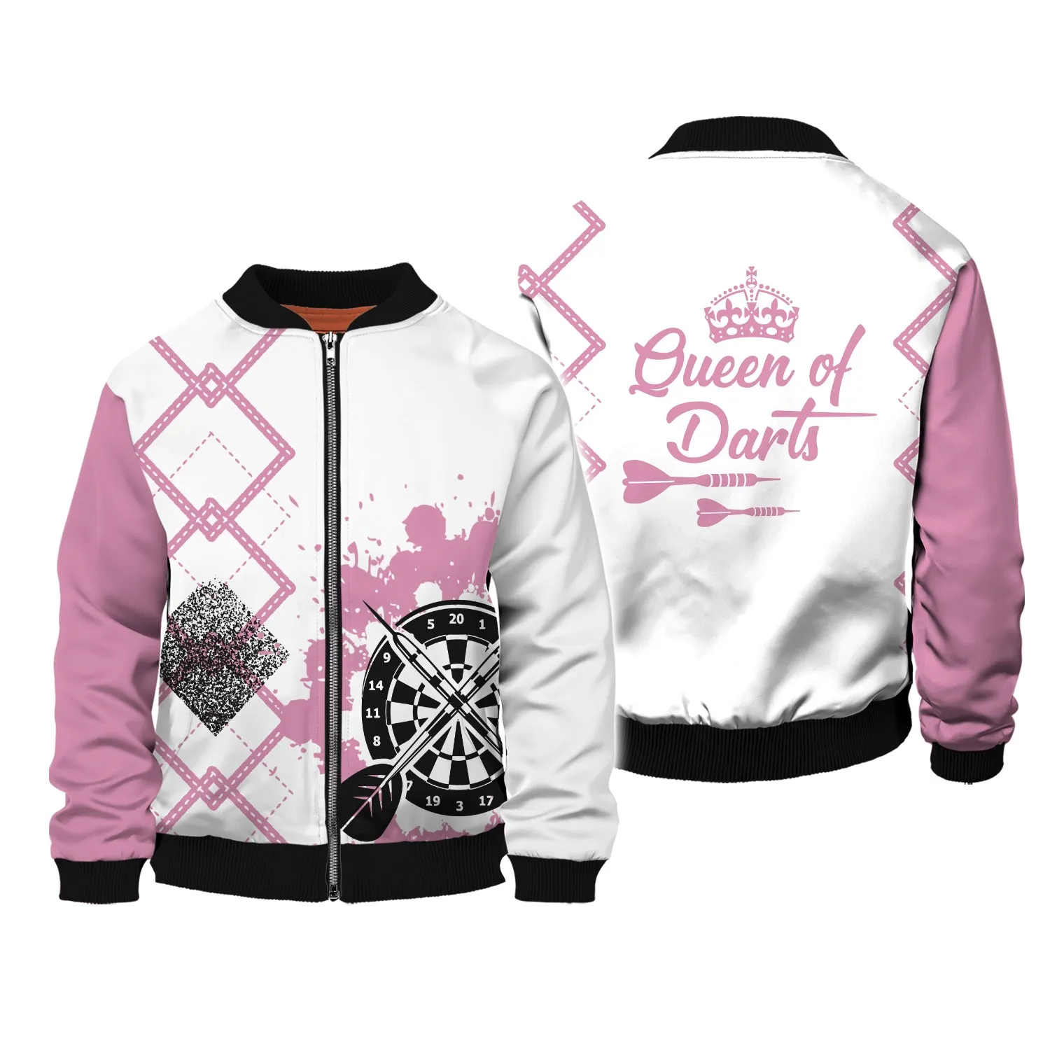 Queen Of Darts 3D Printed Shirts