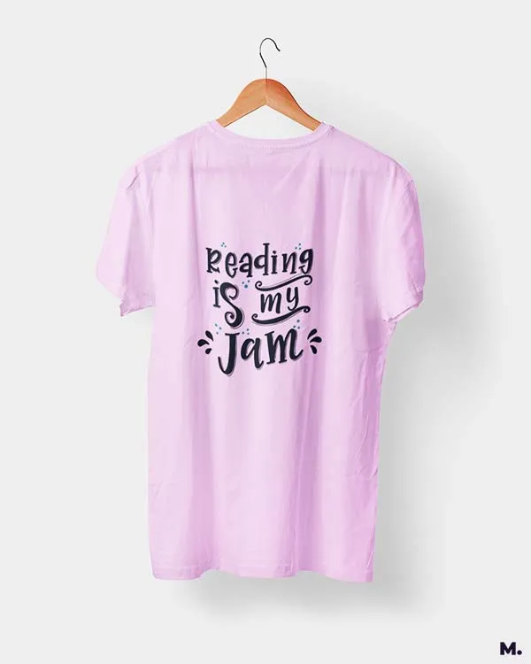 Reading is my Jam printed t shirts